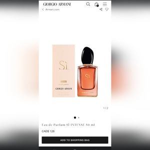 ARMANI - SI INTENSE PERFUME 50ML